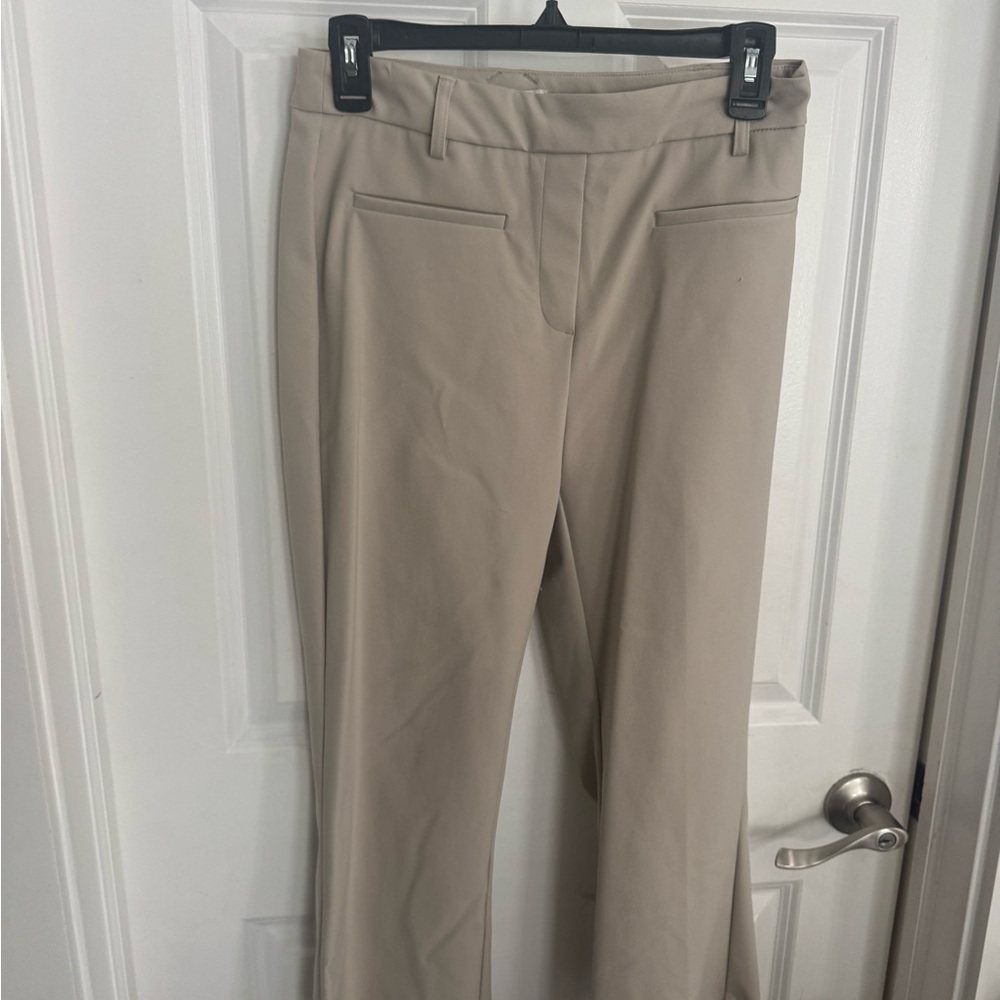 Tailored Women's Dress Pants in Light Taupe